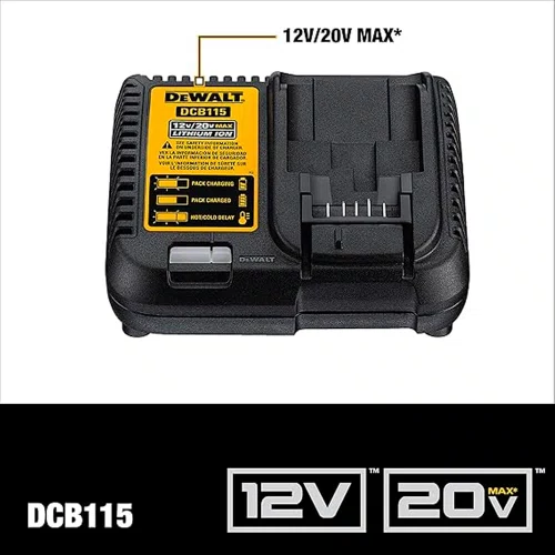 Kit 2 Baterias 5Ah 20V MAX com Carregador + Bolsa - Dewalt