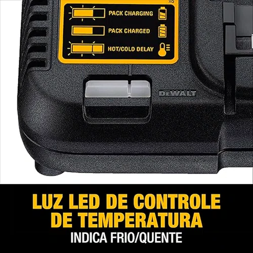 Kit 2 Baterias 5Ah 20V MAX com Carregador + Bolsa - Dewalt