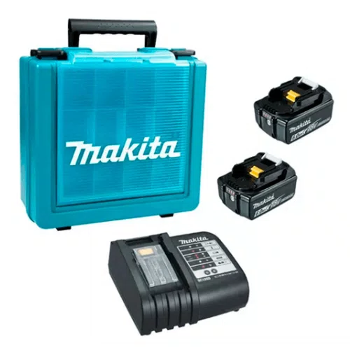 Kit 2 Baterias BL1860B + Carregador DC18SD + Maleta - Makita