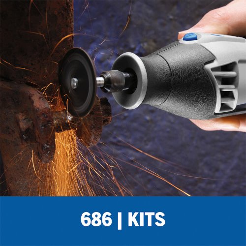 Kit 31 Peças para Lixar e Esmerilhar Ref.: 686-01 - Dremel