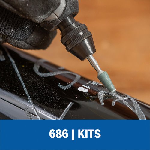 Kit 31 Peças para Lixar e Esmerilhar Ref.: 686-01 - Dremel