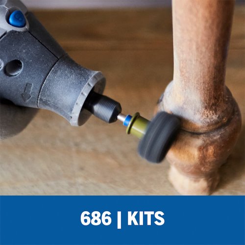 Kit 31 Peças para Lixar e Esmerilhar Ref.: 686-01 - Dremel