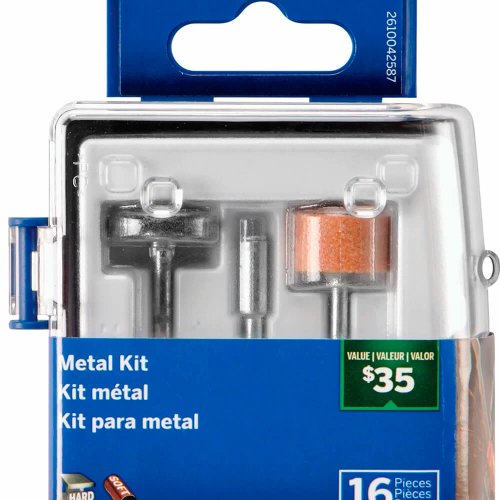 Kit Acessórios de Micro Retifica para Metal 16 Peças - Dremel