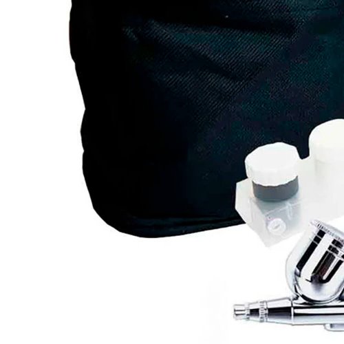 Kit Aerógrafo com Compressor Versa 12W Completo - Black Jack