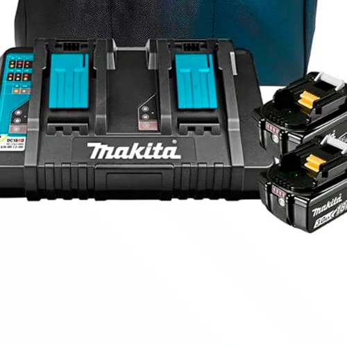 Kit Carregador DC18RD-220V com 2 Baterias BL1830B + Bolsa - Makita