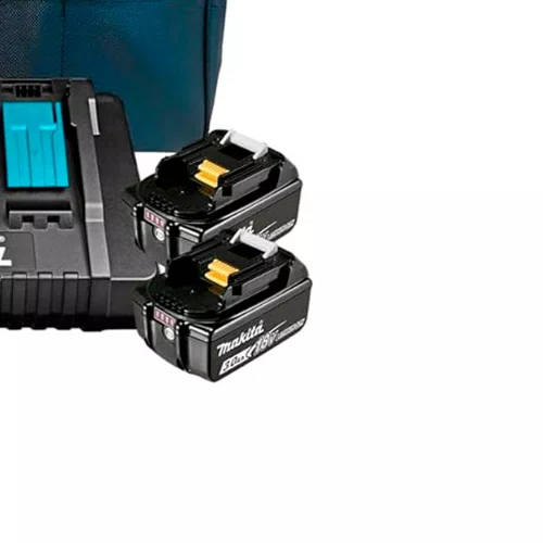 Kit Carregador DC18RD-220V com 2 Baterias BL1830B + Bolsa - Makita
