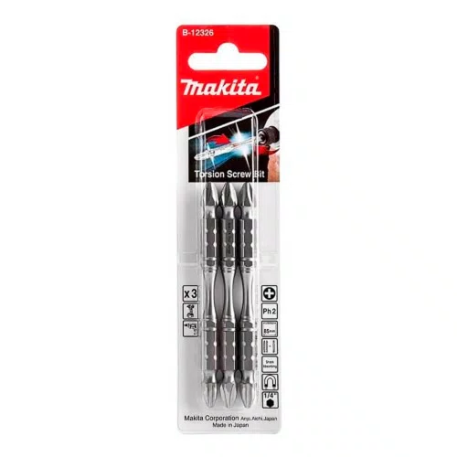 Kit com Ponta Dupla 3 Peças 2x85mm - B-12326 - Makita
