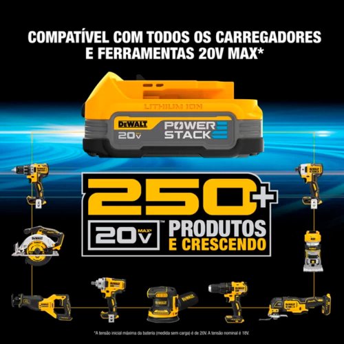 Kit de 2 Baterias 1.7Ah 20V POWERSTACK  - Dewalt DCBP034E2-B