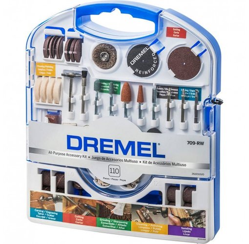 Kit de Acessórios Dremel 110 peças 709-RW - Dremel