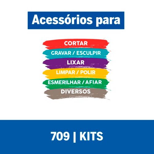 Kit de Acessórios Dremel 110 peças 709-RW - Dremel