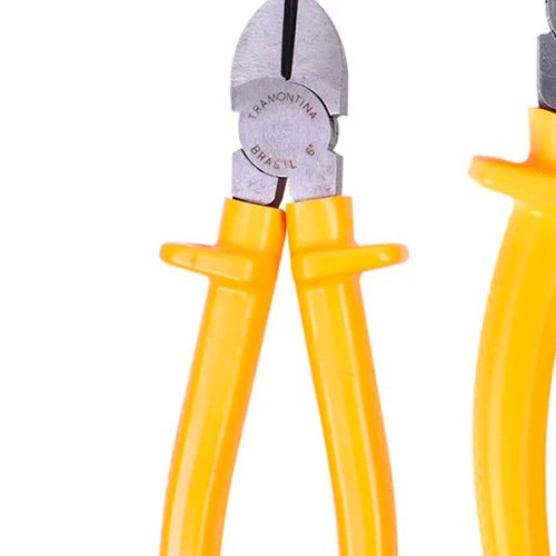 Kit de Alicates Universal 8" Diagonal 6" e Bico Meia Cana 6" - Tramontina