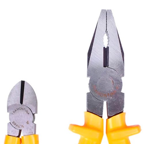 Kit de Alicates Universal 8" Diagonal 6" e Bico Meia Cana 6" - Tramontina
