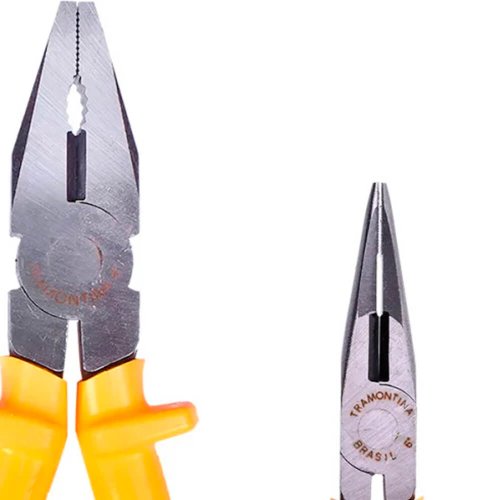 Kit de Alicates Universal 8" Diagonal 6" e Bico Meia Cana 6" - Tramontina