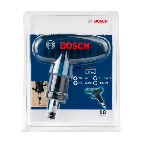 Kit de Bolso de Pontas para Parafusar com 10 peças - Bosch
