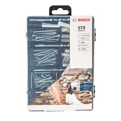 Kit de Fixação com 173 peças - Bosch