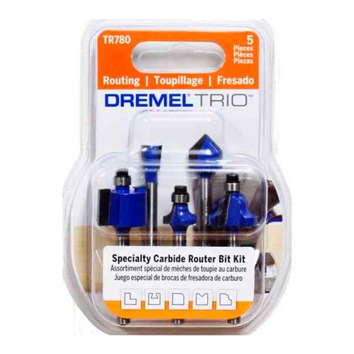 Kit de Fresas com 5 Peças para Dremel Trio Ref.: TR780 - Dremel