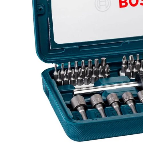Kit de Pontas e Soquetes para Parafusar com 46 peças - Bosch