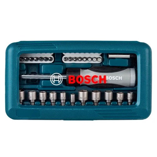 Kit de Pontas e Soquetes para Parafusar com 46 peças - Bosch