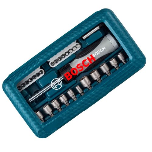 Kit de Pontas e Soquetes para Parafusar com 46 peças - Bosch
