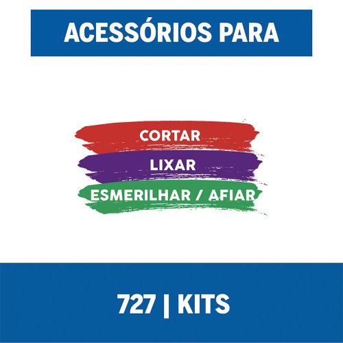 Kit de Pontas para Gravar, Esculpir, Lixar e Perfurar para Micro Retífica - Dremel