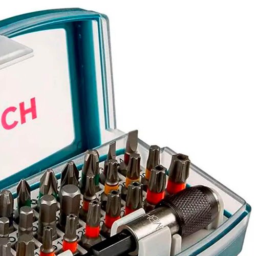 Kit de Pontas para Parafusar com 32 peças - Bosch