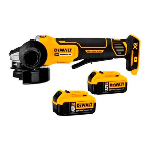 Kit Esmerilhadeira Angular 4.1/2" 20V LI-ION Bivolt - Dewalt DCG413P2-BR