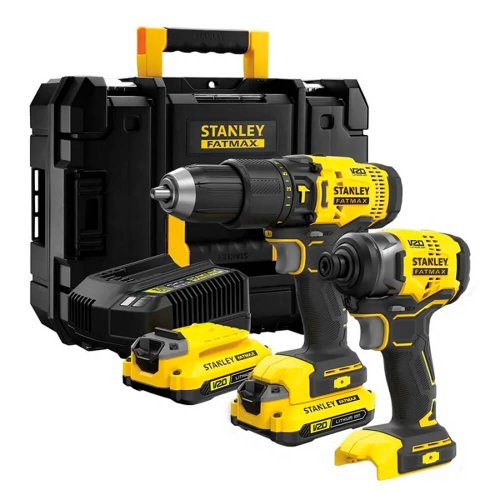 Kit Furadeira/ Parafusadeira 1/2" e Parafusadeira de Impacto 1/4" SBDI465D2T - Stanley