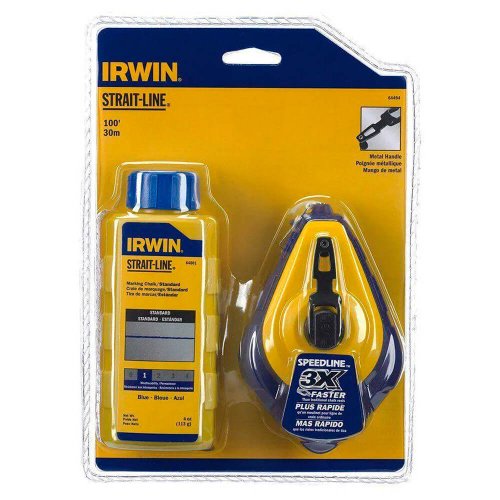 Kit Marcador 30M/100FT Giz Azul - Irwin