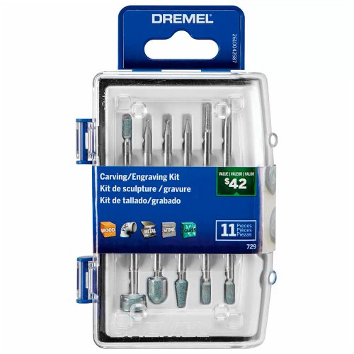 Kit para Esculpir e Gravar 11 Peças - Dremel