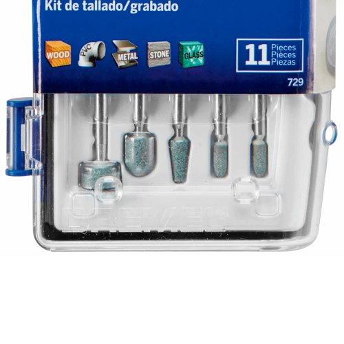 Kit para Esculpir e Gravar 11 Peças - Dremel