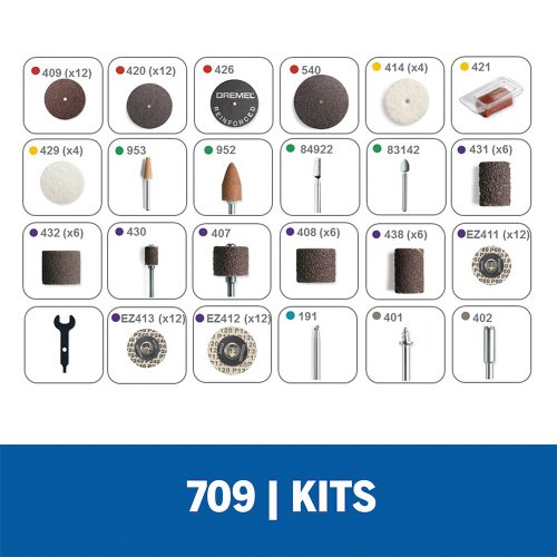 Kit para Uso Geral 110 pçs REF 709 - Dremel