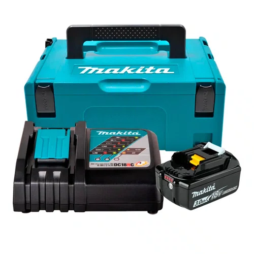 Kit Parafusadeira e Aspirador DHP480Z+DCL180Z+BL1830X1+DC18WC - Makita