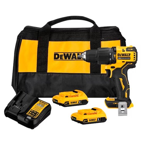 Kit Parafusadeira/Furadeira de Impacto 1/2" 20V - Dewalt DCD709D2-BR