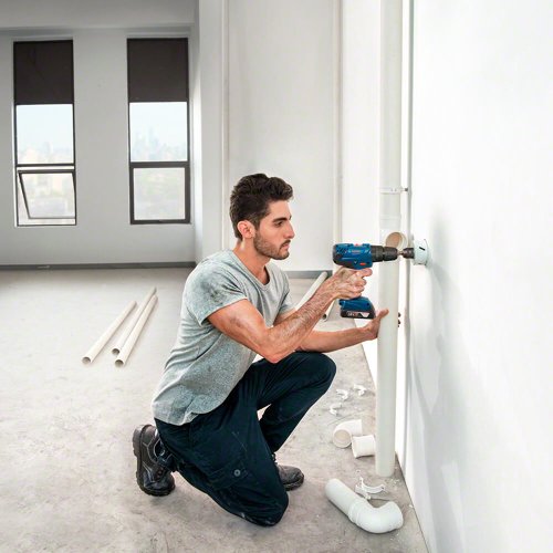 Kit Parafusadeira Furadeira GSB 180 e Chave de Impacto GDX 180 - Bosch