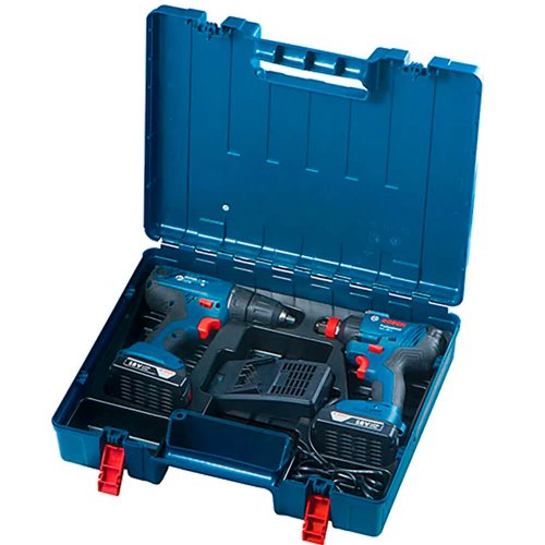 Kit Parafusadeira Furadeira GSB 180 e Chave de Impacto GDX 180 - Bosch