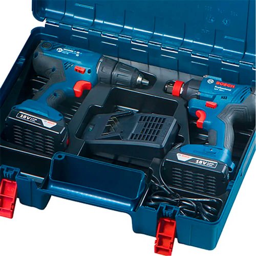 Kit Parafusadeira Furadeira GSB 180 e Chave de Impacto GDX 180 - Bosch