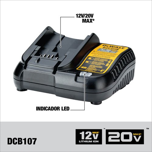 Kit Parafusadeira/Furadiera 3/8" DCD700 e Parafusadeira DCF805 - Dewalt
