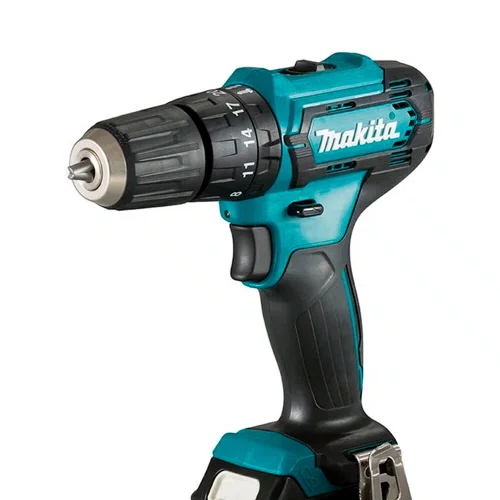 Kit Parafusadeira HP333DWYX3 + Aparador de Grama UR100DZX + 2 Bateria BL1021B 12V - Makita