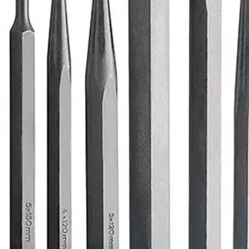 Kit Saca Pino, Punção e Talhadeira Com 8 Peças - Rocast