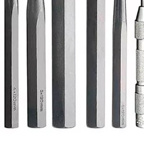 Kit Saca Pino, Punção e Talhadeira Com 8 Peças - Rocast