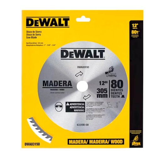 Lâmina de Serra para Madeira Esquadria 10" 80D - Dewalt