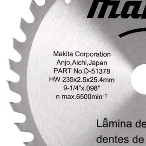 Lâmina De Serra TCT 12" x 1" 80 Dentes Para Alumínio - D-03486 - Makita