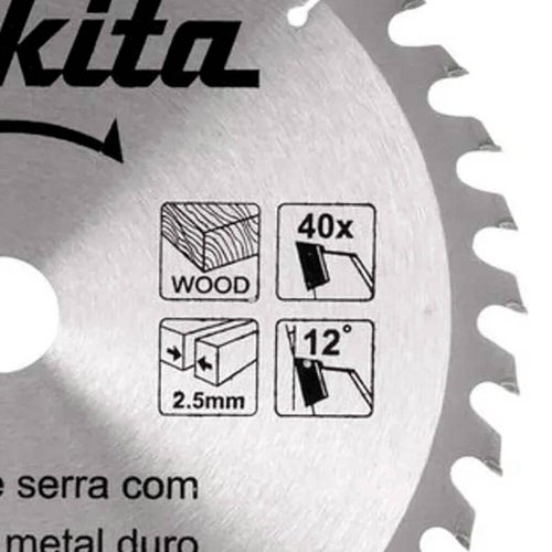 Lâmina De Serra TCT 12" x 1" 80 Dentes Para Alumínio - D-03486 - Makita