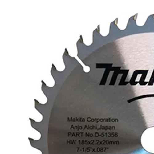 Lâmina de Serra TCT 185mm x 20mm x 40 - Makita