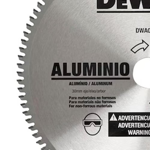 Lamina de Widea 10" 100D para Alumínio - Dewalt