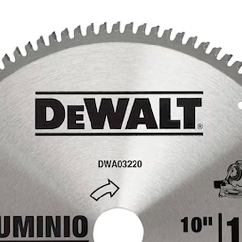 Lamina de Widea 10" 100D para Alumínio - Dewalt