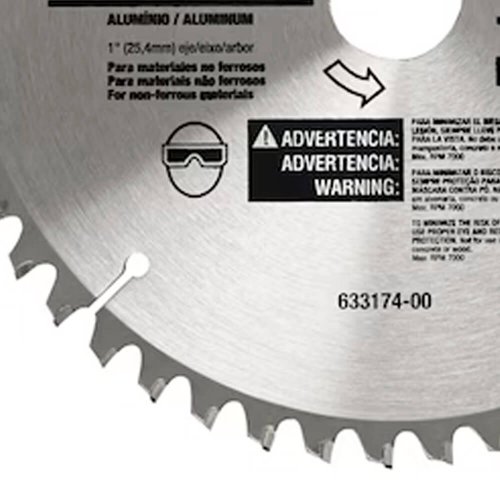 Lâmina de Widea para Serra Circular 7.1/4" 48D para Alumínio - Dewalt