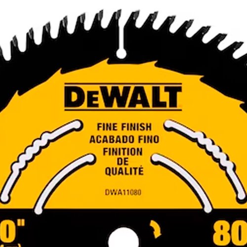 Lâmina para Serra Circular 10" 80D - Dewalt