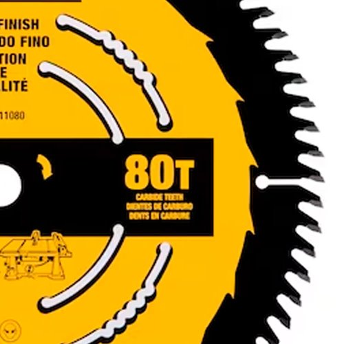 Lâmina para Serra Circular 10" 80D - Dewalt