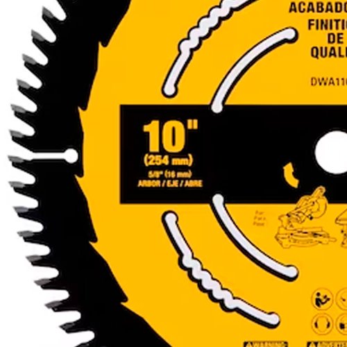 Lâmina para Serra Circular 10" 80D - Dewalt